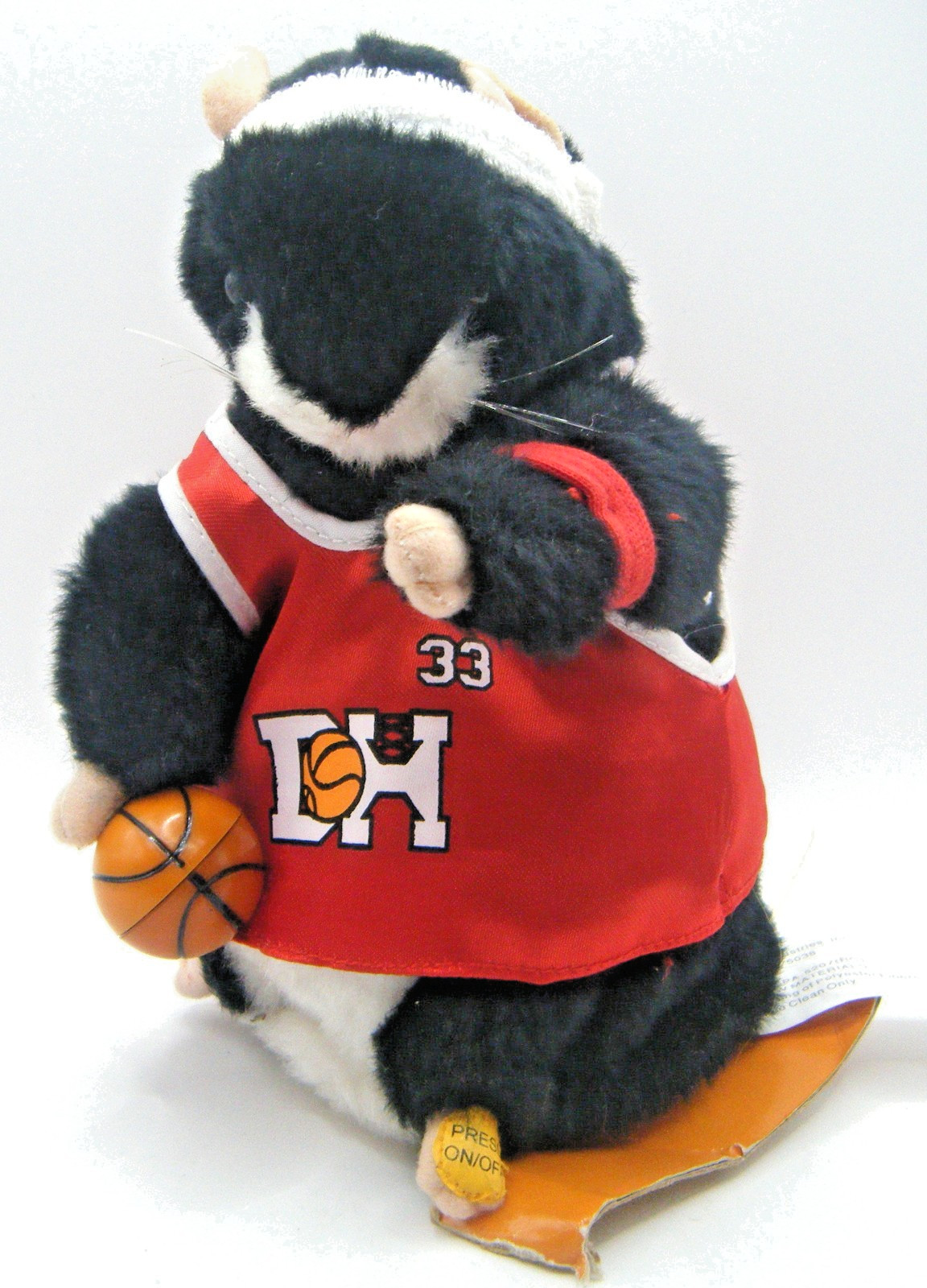 2002 Gemmy Dancing Hamster Dr. Dunk Basketball Jones Item 30969 Open Box NOS
