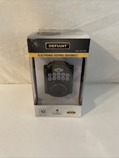 Defiant Electronic Keypad Deadbolt 1003 224 537 Aged Bronze - New Open Box