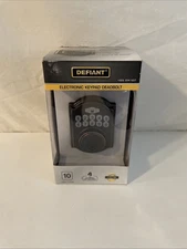 Defiant Electronic Keypad Deadbolt 1003 224 537 Aged Bronze - New Open Box