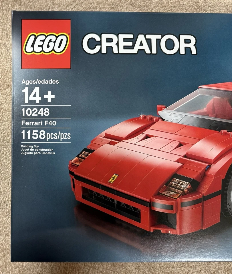 LEGO CREATOR: Ferrari F40 (10248) *NUEVO EN CAJA* EXCELENTE Estado ENVÍO GRATUITO Foto 2 de 4