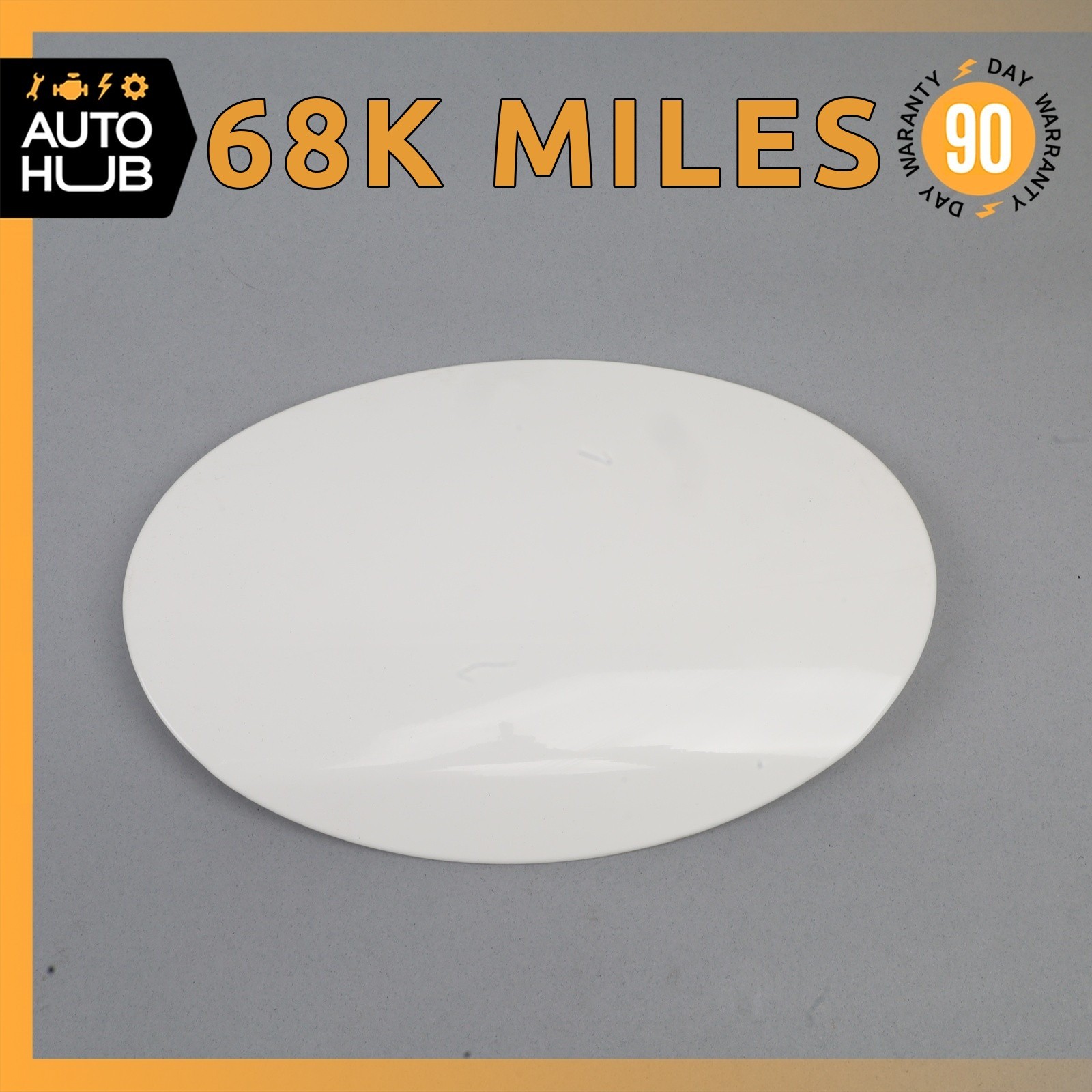 Maserati Ghibli S Q4 2014-2022 Fuel filler door cover White P/N 670028351
