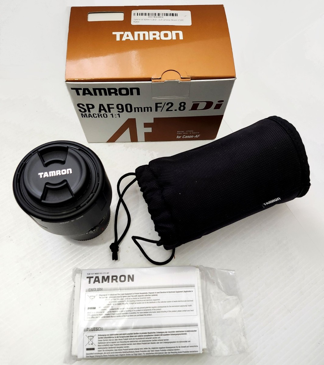 Tamron SP AF 90mm F/2.8 Di Macro 1:1 Lens (272EE) for Canon-AF