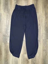 Saturday Sunday Anthropologie Jogger XS Ribbed Casual Lounge Pant Baggy Fit Gray