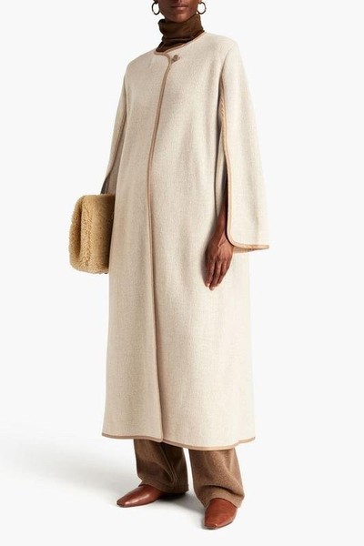 Women By Malene Birger Coat Beige Wool 34 / XS /