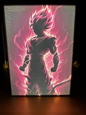 Goku LED Light   Anime Room Decor for Fans & Gamers
