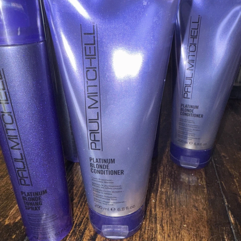 Paul Mitchell Platinum Blonde Toning Spray 5.1fl.oz & Conditioner 6.8fl.oz - Image 3 of 4