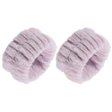 4.3" x 2.4" Face Band Wrist Towel, 2pcs, Purple