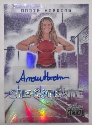 Andie Harding 2024 Leaf Metal Women of Sport She Got Game AUTO /5