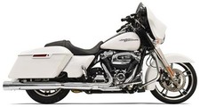 Bassani DNT Straight Can Mufflers Chrome Harley M8 Touring