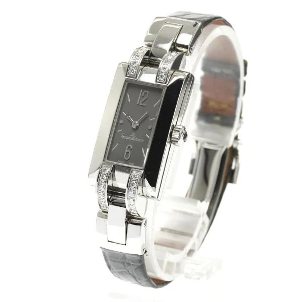 Jaeger LeCoultre — Jaeger-LeCoultre Ideal 460.8.08 17mm SS Gray Dial Quartz Watch #C8392