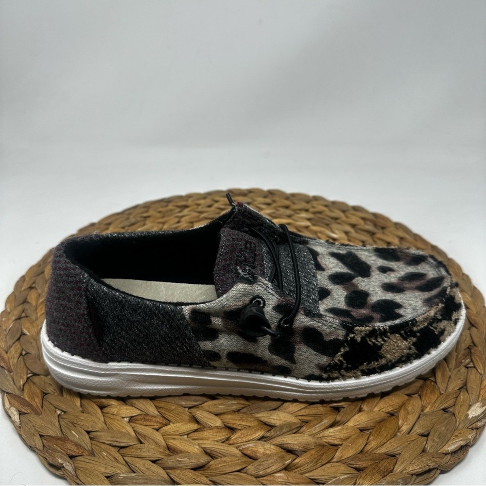 HEY DUDE Wendy Patchwork Slip On Java Size 8 Wome… - image 1