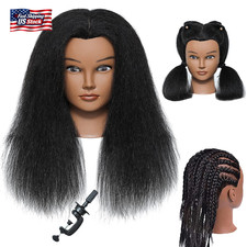 Mannequin Head with Human Hair 100 Real Hair Manikin Cosmetology Doll Head Hair