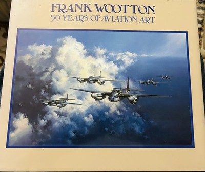 Frank Wootton: 50 Years of Aviation Art: Hardback David & Charles Unclipped 1992