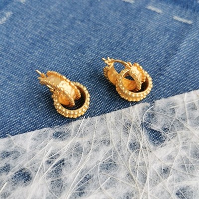 Julie Vos Marbella Hoop Earrings NEW