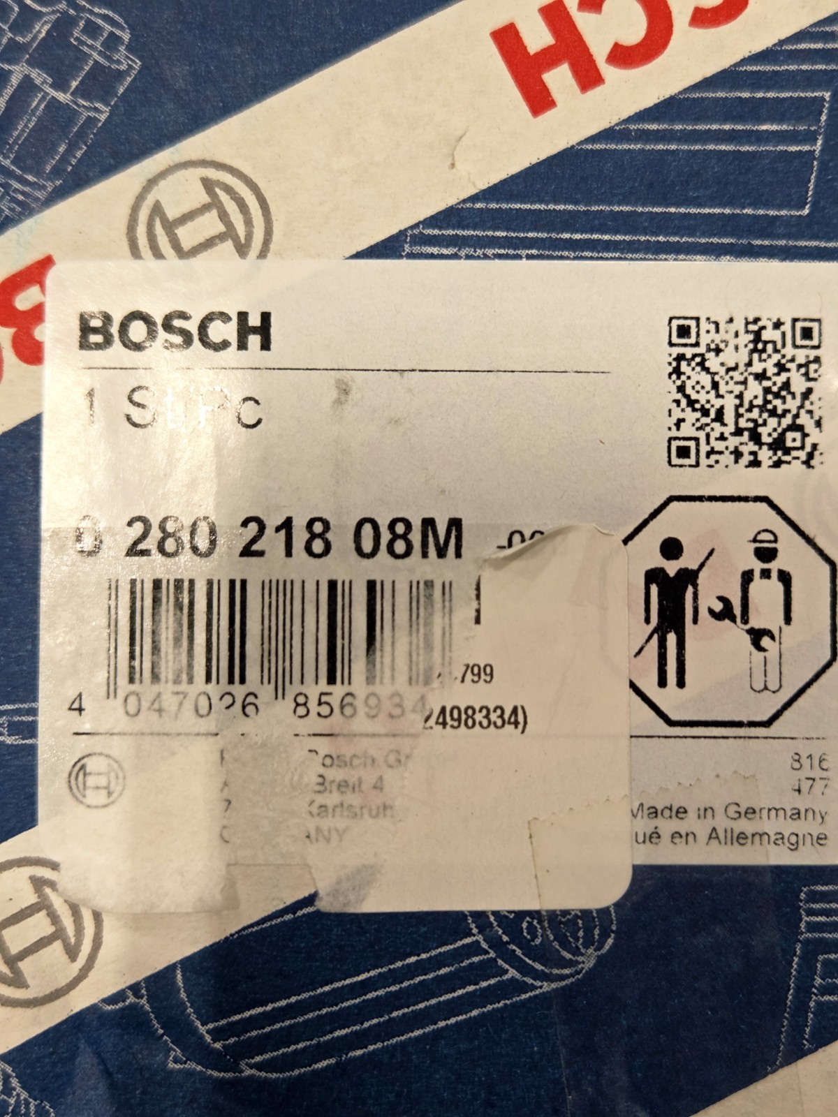 1999-2005 OEM BOSCH Mass Air Flow Sensor For Ferrari 360 Modena 3.6 028021808M