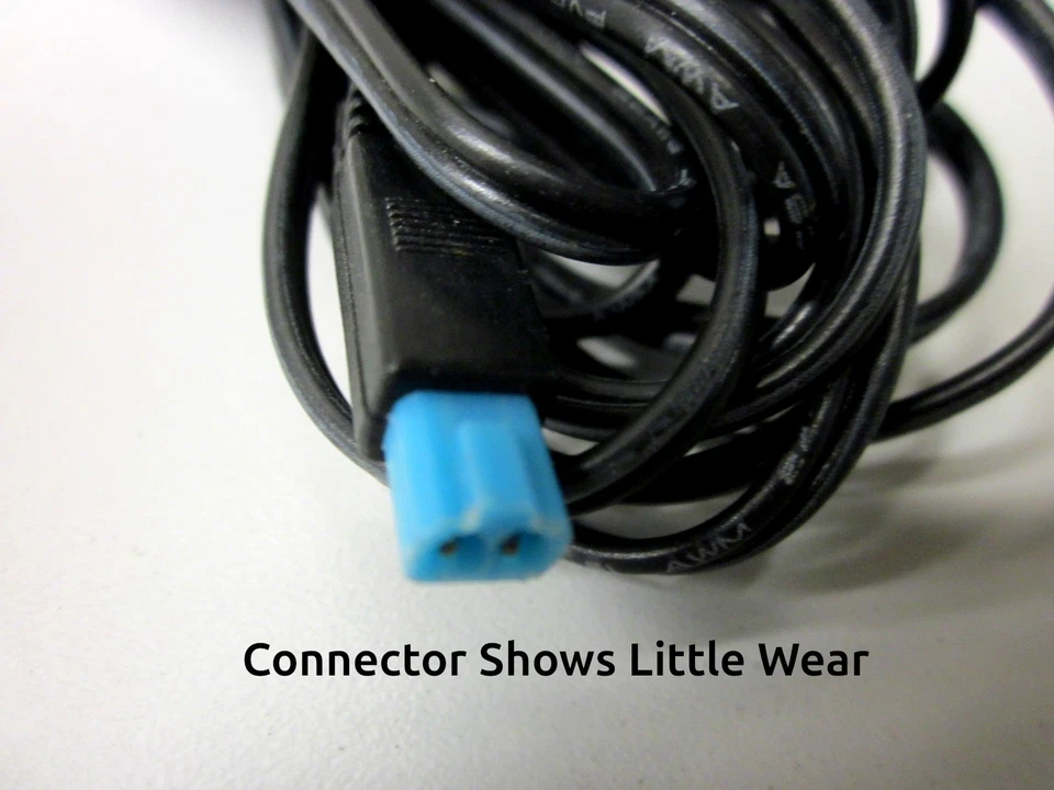 Fuente de alimentación de juego Atari 7800 parte CO 24471-001 punta azul 9V original OEM funcionando Foto 3 de 4