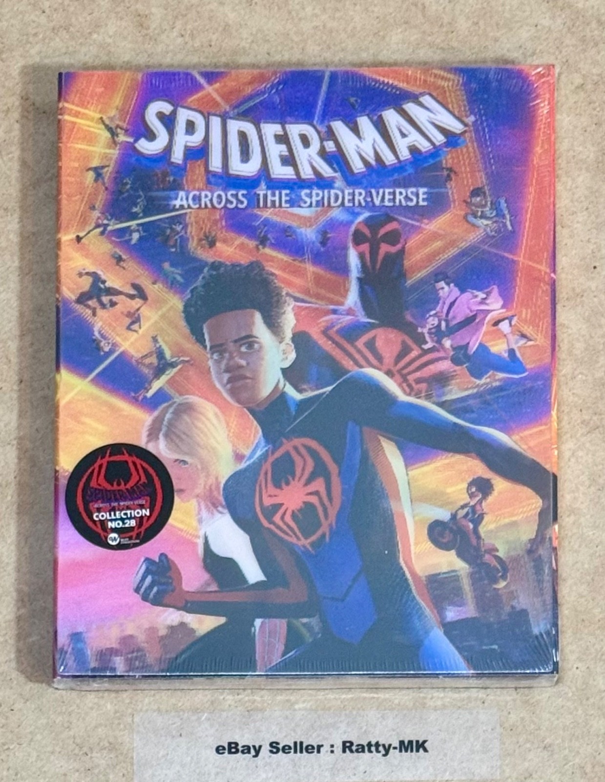 SPIDER-MAN ACROSS THE SPIDER-VERSE - WEET 4K + BLU RAY STEELBOOK - NEW (ED.B)