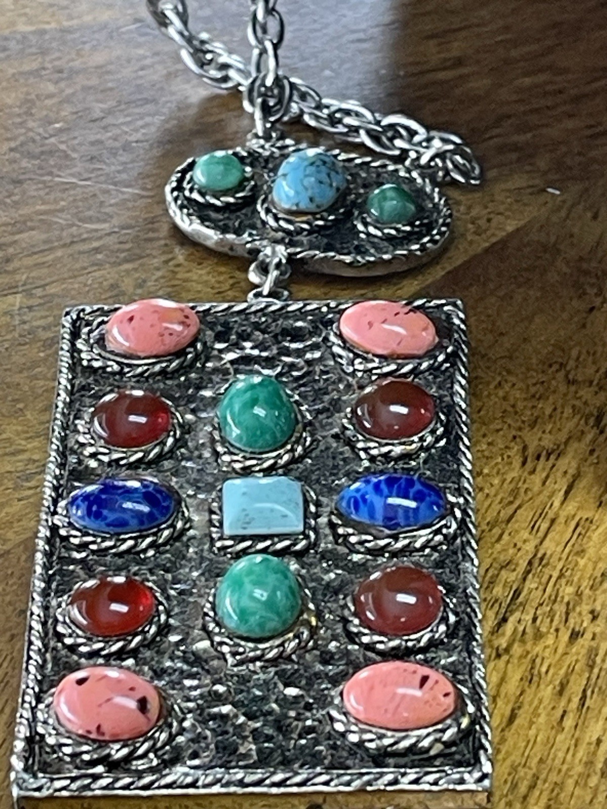 Vintage Hollycraft Signed Statement Necklace. 195… - image 6