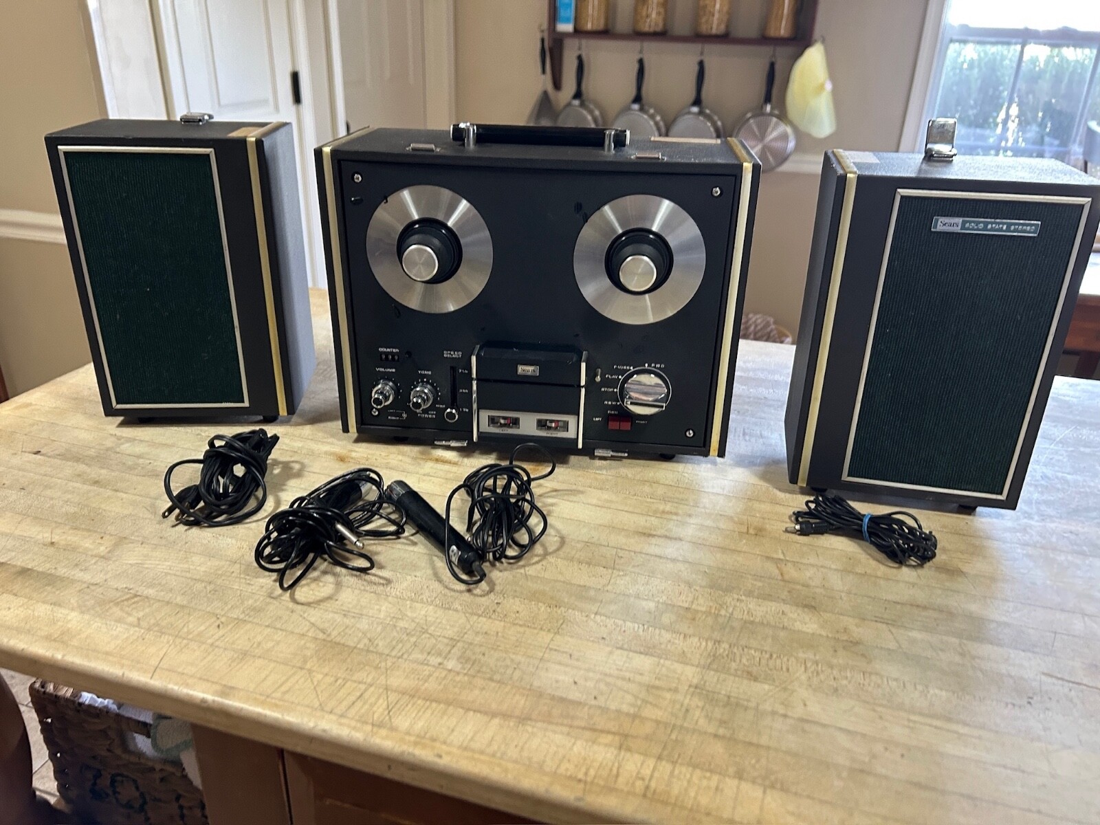 Vintage Sears Solid State Stereo Reel-to-Reel Tape Recorder Model 564.34401700