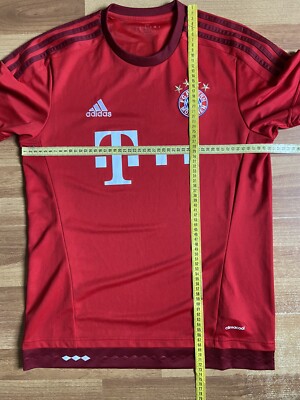 新品　FC Bayern München  サッカーユニフォームM BAYERN MUNICH 2015 2016 HOME FOOTBALL SHIRT SOCCER JERSEY ADIDAS