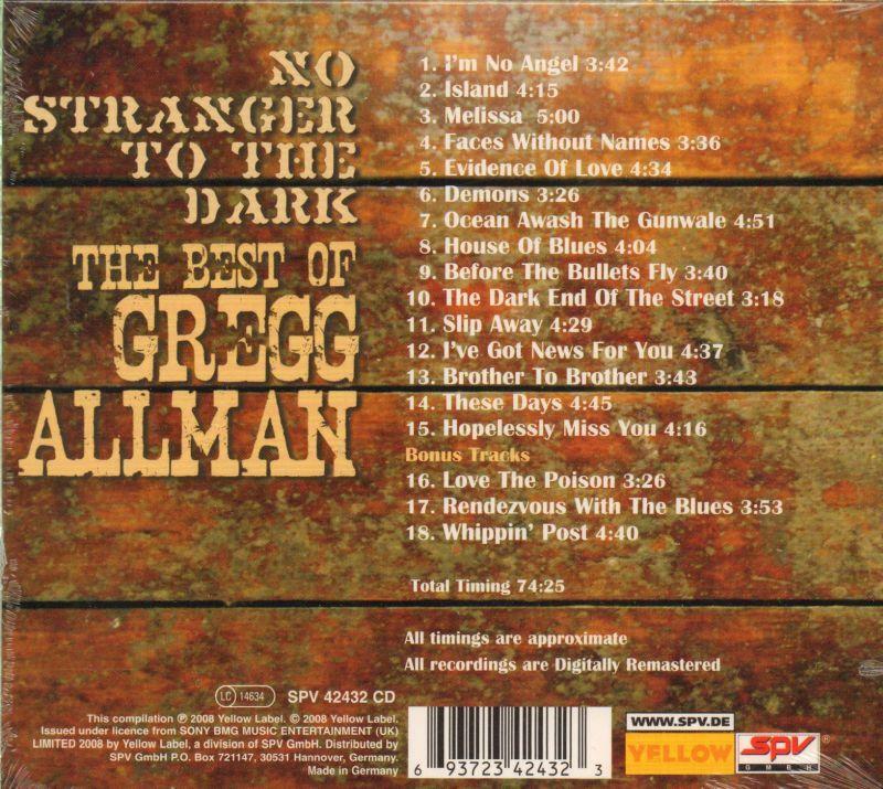 その他 No Stranger to the Dark-Best of [CD] その他 No Stranger to the Dark-Best of [CD] Gregg Allman