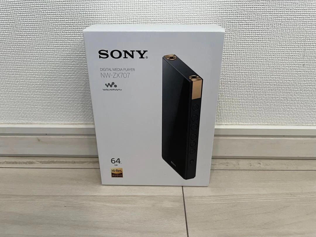 SONY NW-ZX707 WALKMAN 64GB Hi-Res ZX Series Audio Player Black New