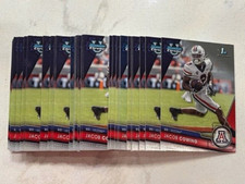 Lot (36) JACOB COWING Arizona 2023 Bowman University 1st Chrome rookie card #46