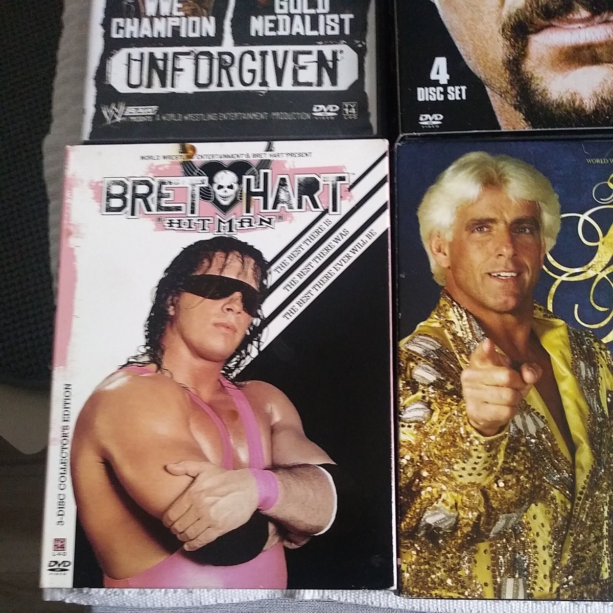 WWE Wrestling DVD Lot of 12 WrestleMania Hart Hogan Piper Flair