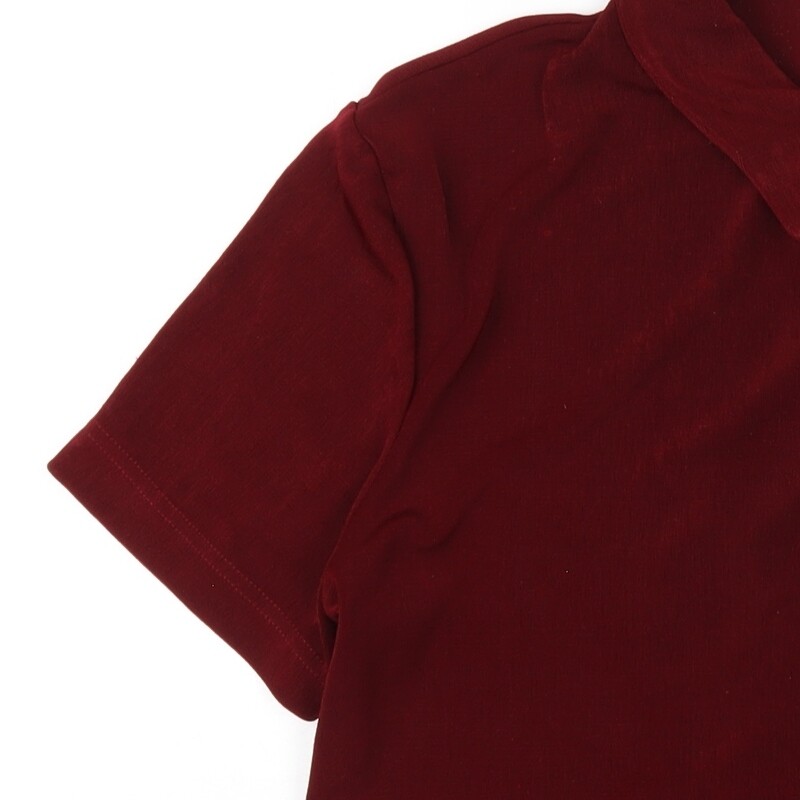 Together Womens Red Polyester Basic Polo Size 16 … - image 7