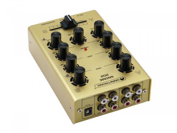 Thumbnail - Omnitronic Gnome-202 Mini-mixer Gold
