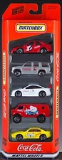 Matchbox Coca Cola 5 Pack Gift Set With Exclusive Designs 1999 NEW In Box