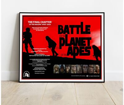 Schlacht um den Planet der Affen Film Foto / Poster bis 30''
