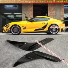 Carbon Fiber Side Door Air Vent Cover Trim Fit Toyota Supra GR A90 MK5 19-21 20