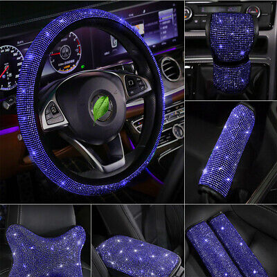 Universal Sparkle Colorful Diamond Car Accessories Covers Interior Decor New