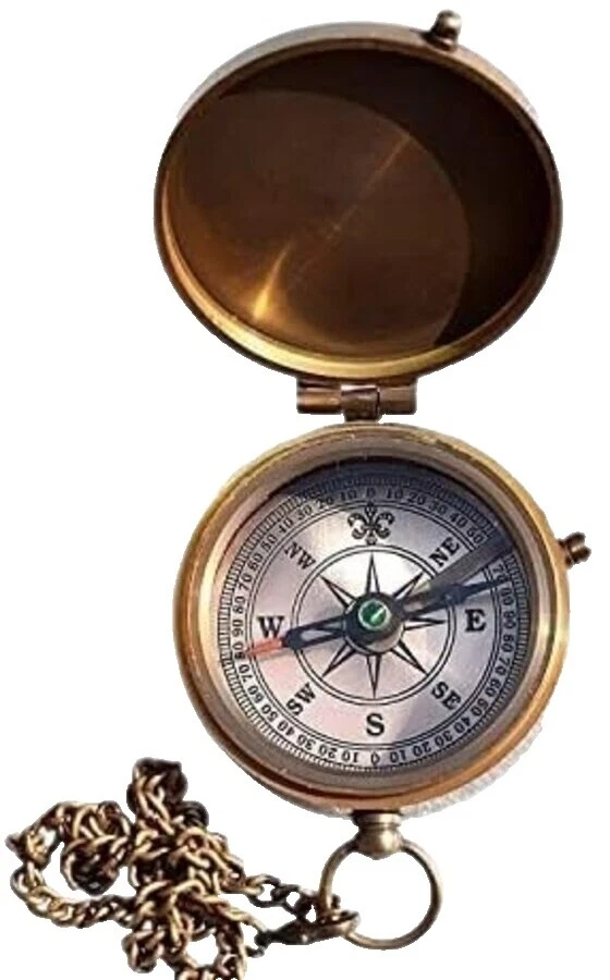 Vintage Reproduction Brass Primary Antique Maritime Compasses