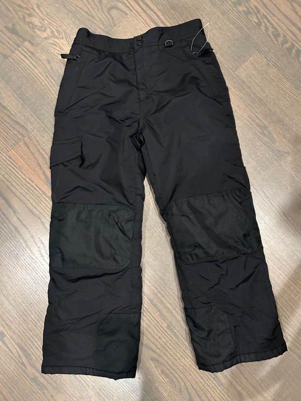 NWOT Kids Slalom Unisex Black Snow Pants, Size Large, 10-12, Great quality