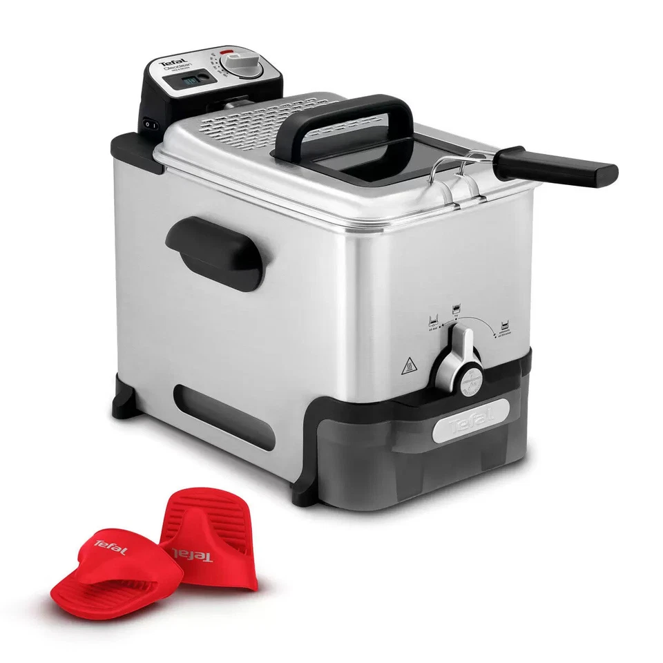 Tefal FR8058G0 New Oleoclean Pro Fryer 2300W Easy Clean Fryer 3.5L with Mitts  - Image 2 of 4