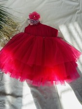 sweetheart sleeves-less dress for kids all size from 1 year baby to 10 years