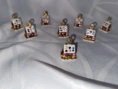 Ceramic Christmas Gingerbread House Charm