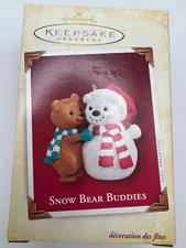 Hallmark Keepsake Ornament SNOW BEAR BUDDIES