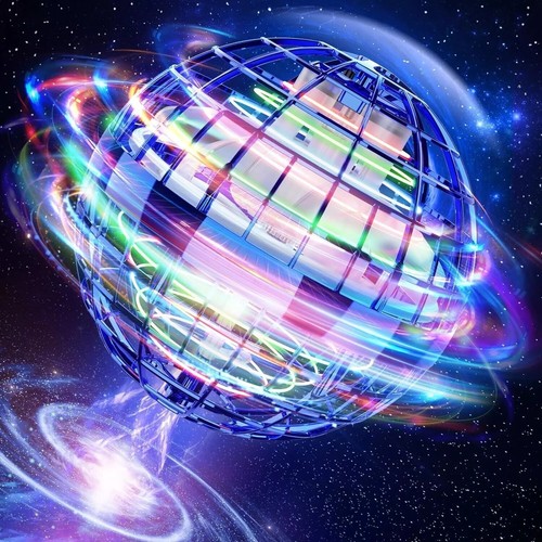 Flying Orb Ball - 2023 Hover Boomerang Ball Toy Cosmic Globe Built In RGB Light - Picture 2 of 14