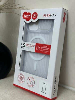 Tech21 Flexmax Robuste Handyhülle für IPHONE 14 2 Lanyrds Kamera Slide Abdeckung
