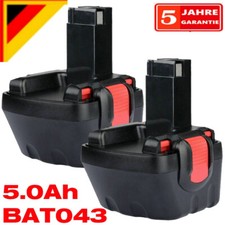 2X Original Akku 12V Für Bosch BAT043 BAT045 2607335262 PSR 12VE-2 GSR 5000mAh