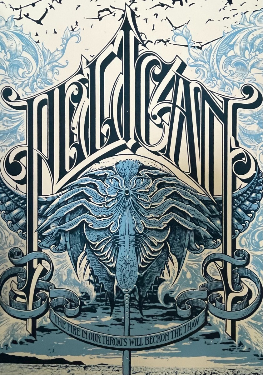 Aaron Horkey Screen Print Poster 2005 Pelican Promo SMALL #ed /200
