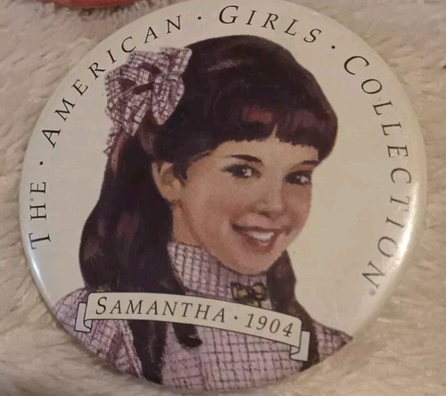 Vintage American Girl Button Pins! RETIRED DOLLS! Lot Of (3 I) - Bild 4 von 6