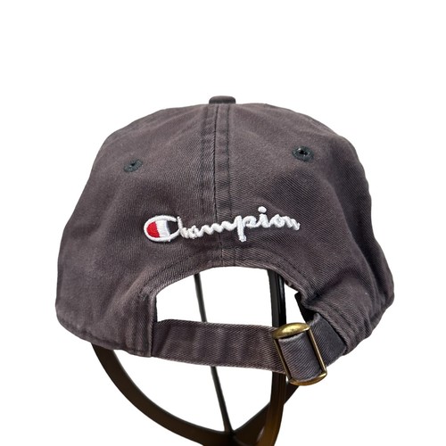 Champion Brand Brown Distressed Strapback Adjustable Hat Cap Baseball Men Women - Picture 4 of 8
