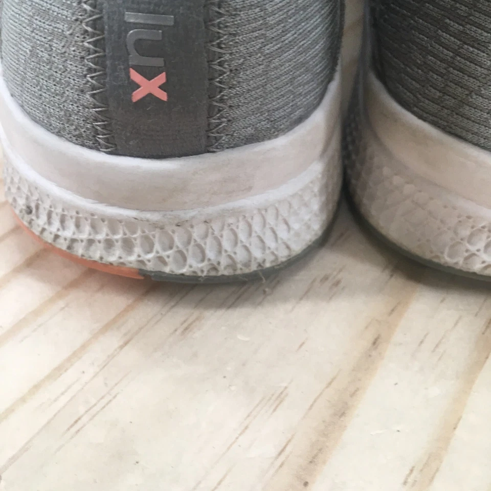 Adidas Shoes Mens 10.5 Edge Lux Lace Up Low Top Running Sneakers Grey Fabric - Image 3 of 4