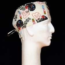 Nascar Dale Earnhardt Sr 3 Theme Scrub Hat