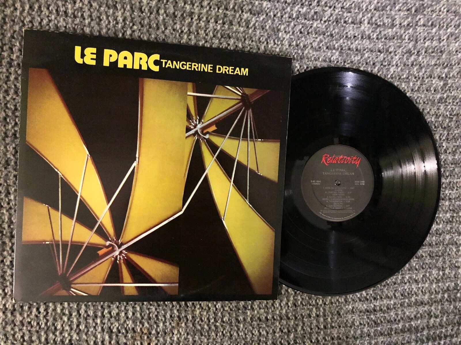 Tangerine Dream Lp Le Parc 1986 V. G+ Original Press