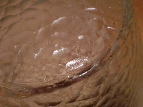 Ponche grande de vidrio con guijarros Arcoroc Francia 28 cm de diámetro / 13 cm de alto en muy buena condición - Imagen 7 de 7